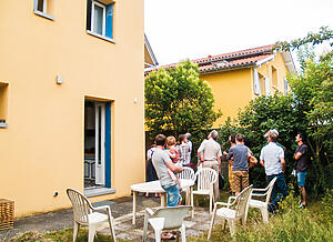 Visite de la maison avec l'espace info énergie