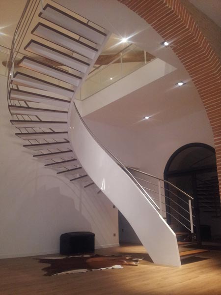 escalier fer & tendance