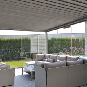 Pergola vitrée et chauffée