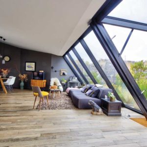Duplex traversant dans le cœur de Toulouse