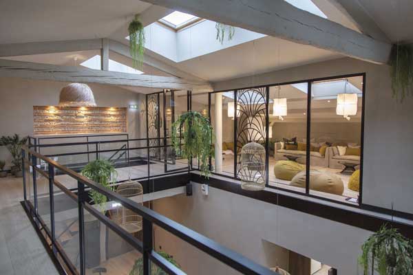 Vue intérieure de chez Coco au Mas Tolosa