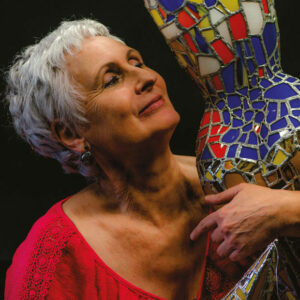 La vitrailliste Nicole Teulière