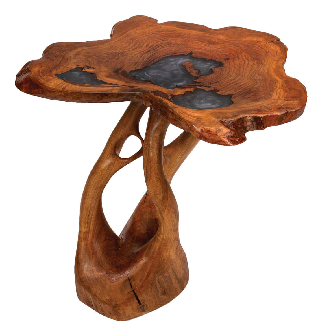 Boris Ndjantou Biome table bois sur mesure toulouse