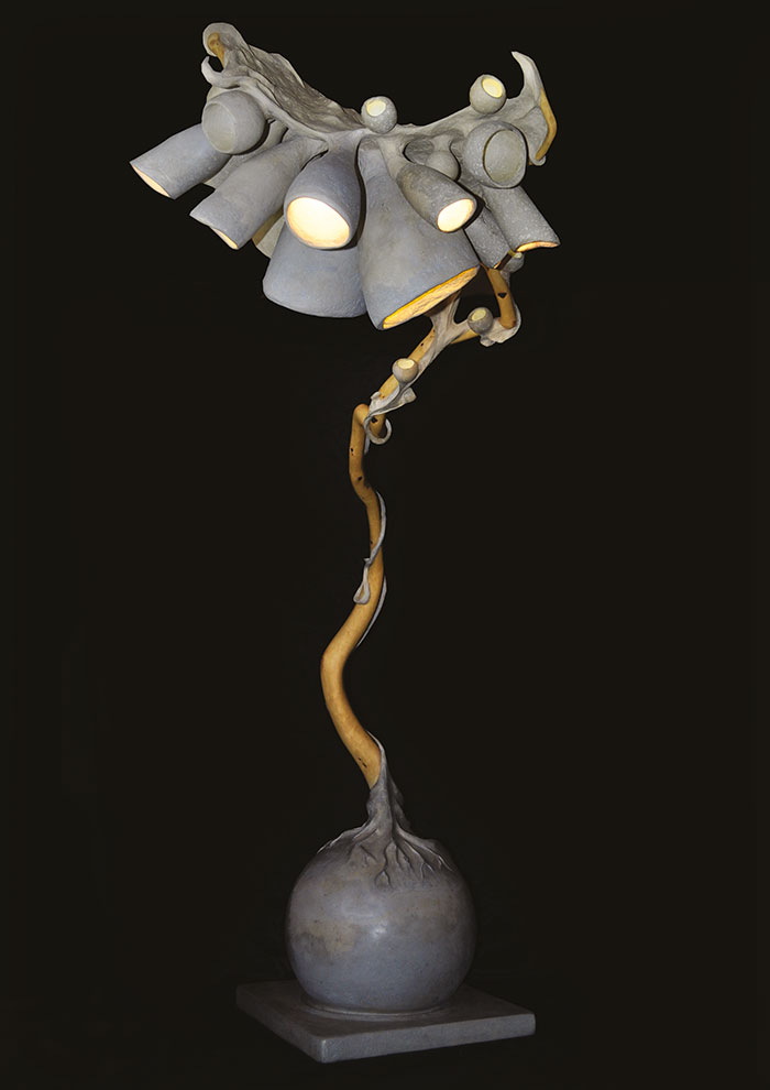 ma maison sculpture luminaire joel bartz mobilier art