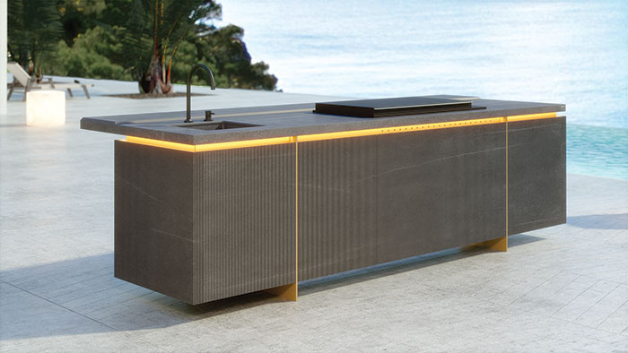 barbecue cuisine d'exterieur plancha