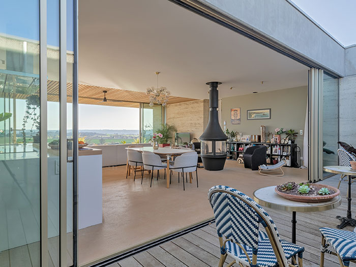 Villa en béton de terre 11 de perignon architecte toulouse
