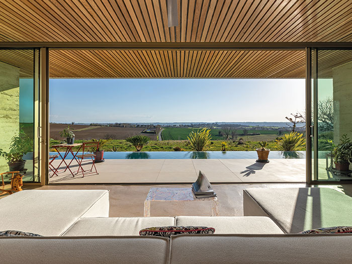 Villa en béton de terre 3 de perignon architecte toulouse