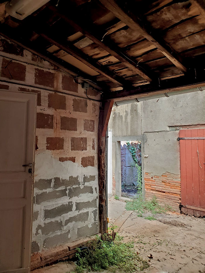 Porche avant travaux