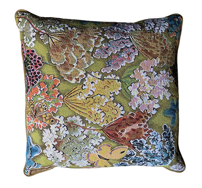 coussin jacquard