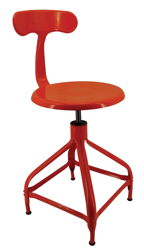 chaise métallique